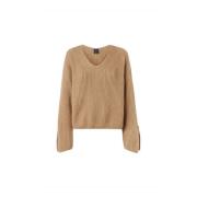 Wollen Trui Herfst/Winter Collectie Pinko , Beige , Dames