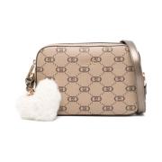 Duifgrijs Eco Leren Crossbody Tas Liu Jo , Beige , Dames