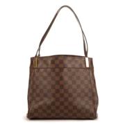 Pre-owned Canvas handbags Louis Vuitton Vintage , Brown , Dames