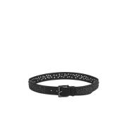 Gevlochten leren riem Alma EN Pena , Black , Dames