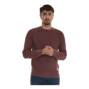 Stone Washed Raglan Pullover Gant , Brown , Heren