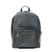 Pre-owned Canvas backpacks Louis Vuitton Vintage , Black , Dames