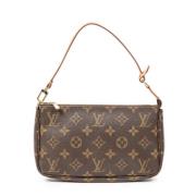 Pre-owned Canvas louis-vuitton-bags Louis Vuitton Vintage , Brown , Da...