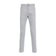 5 Pocket Pants Dsquared2 , Gray , Heren