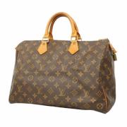 Pre-owned Fabric handbags Louis Vuitton Vintage , Brown , Dames