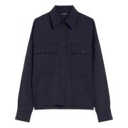 Blauwe Gehaakte Jacks voor Weekendjes Weg Max Mara Weekend , Blue , Da...