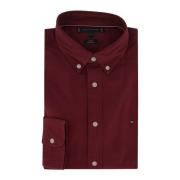 Rood Casual Overhemd Tommy Hilfiger , Red , Heren