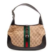 Pre-owned Canvas handbags Gucci Vintage , Brown , Dames