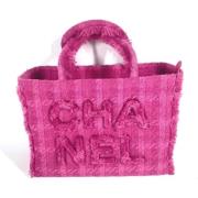 Pre-owned Fur chanel-bags Chanel Vintage , Pink , Dames