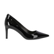 Zwarte Lakleren Stiletto Pump Michael Kors , Black , Dames