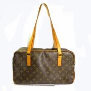 Pre-owned Fabric shoulder-bags Louis Vuitton Vintage , Brown , Dames