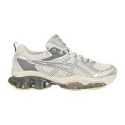 Wit Licht Stof Kinetic Sneakers Asics , Gray , Heren