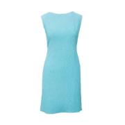 Pre-owned Fabric dresses Salvatore Ferragamo Pre-owned , Blue , Dames