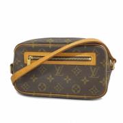 Pre-owned Fabric shoulder-bags Louis Vuitton Vintage , Brown , Dames