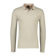 Beige Polo T-shirt met korte mouwen Hugo Boss , Beige , Heren