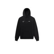 Geborduurd Logo Katoenen Hoodie met Grafische Print Balr. , Black , He...