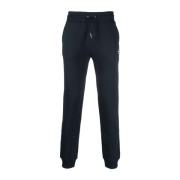 Blauwe elastische broek met logodetail Colmar , Blue , Heren