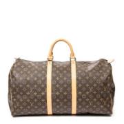 Pre-owned Canvas travel-bags Louis Vuitton Vintage , Brown , Dames