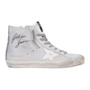 Zilveren Platte Schoenen Elegante Stijl Golden Goose , Gray , Dames