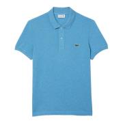 Polo Shirt met Logo Borduursel Lacoste , Blue , Heren