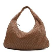 Pre-owned Leather handbags Bottega Veneta Vintage , Brown , Dames