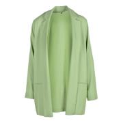 Elegante Jas van Polyester Mix Ottod'Ame , Green , Dames