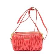 Pre-owned Leather shoulder-bags Miu Miu Pre-owned , Red , Dames