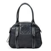 Pre-owned Canvas handbags Loewe Pre-owned , Black , Dames