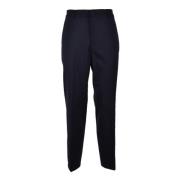 Elegante Wollen Broek Cruna , Blue , Heren