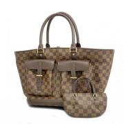 Pre-owned Fabric handbags Louis Vuitton Vintage , Brown , Dames