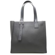 Pre-owned Leather handbags Loewe Pre-owned , Gray , Dames