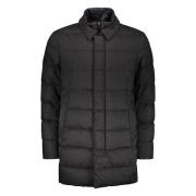 Waterdichte Donsjas met Uitneembaar Vest Herno , Black , Heren