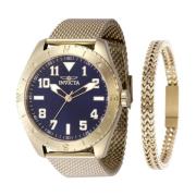 Blauwe wijzerplaat quartz horloge - Specialty Collection Invicta Watch...