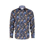 Casual Donkerblauw Overhemd A fish named Fred , Multicolor , Heren