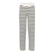 Gestreepte Broek met Brede Elastische Tailleband Saint Tropez , Multic...