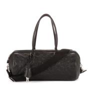 Pre-owned Leather handbags Louis Vuitton Vintage , Black , Dames