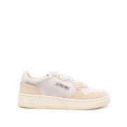 Lage Medalist Sneakers in Ecru Autry , Beige , Dames