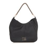 Gevlochten Handvat Rits Tas Ermanno Scervino , Black , Dames