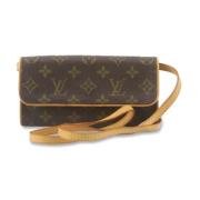 Pre-owned Canvas louis-vuitton-bags Louis Vuitton Vintage , Brown , Da...