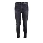 Katoen Elastaan Jeans Diesel , Gray , Dames