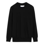 Ronde Hals T-Shirt Jil Sander , Black , Dames