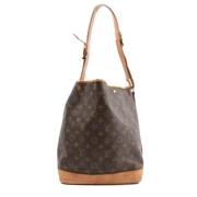 Pre-owned Canvas shoulder-bags Louis Vuitton Vintage , Brown , Dames