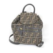 Pre-owned Canvas fendi-bags Fendi Vintage , Green , Dames