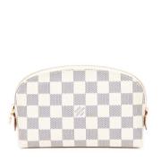 Pre-owned Fabric louis-vuitton-bags Louis Vuitton Vintage , White , Da...