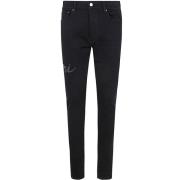 Script Logo Skinny Zwarte Jeans Amiri , Black , Heren