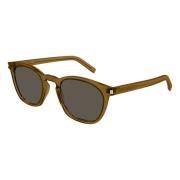 Bruin Transparante Zonnebril SL 28 Saint Laurent , Brown , Unisex