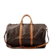 Pre-owned Canvas louis-vuitton-bags Louis Vuitton Vintage , Brown , Da...