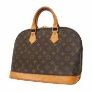 Pre-owned Fabric handbags Louis Vuitton Vintage , Brown , Dames