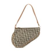 Pre-owned Canvas handbags Dior Vintage , Beige , Dames