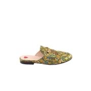 Pre-owned Fabric mules Gucci Vintage , Yellow , Dames